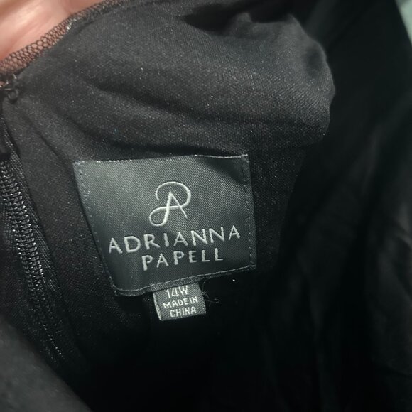 ADRIANA PAPELL Women's Black Elegant Sequin Dress - Picture 5 of 5